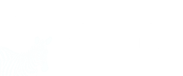 WOODLANDS Bush lodge Logo white